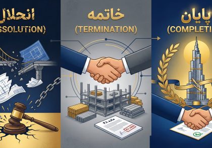 تفاوت انحلال، خاتمه و پایان قرارداد