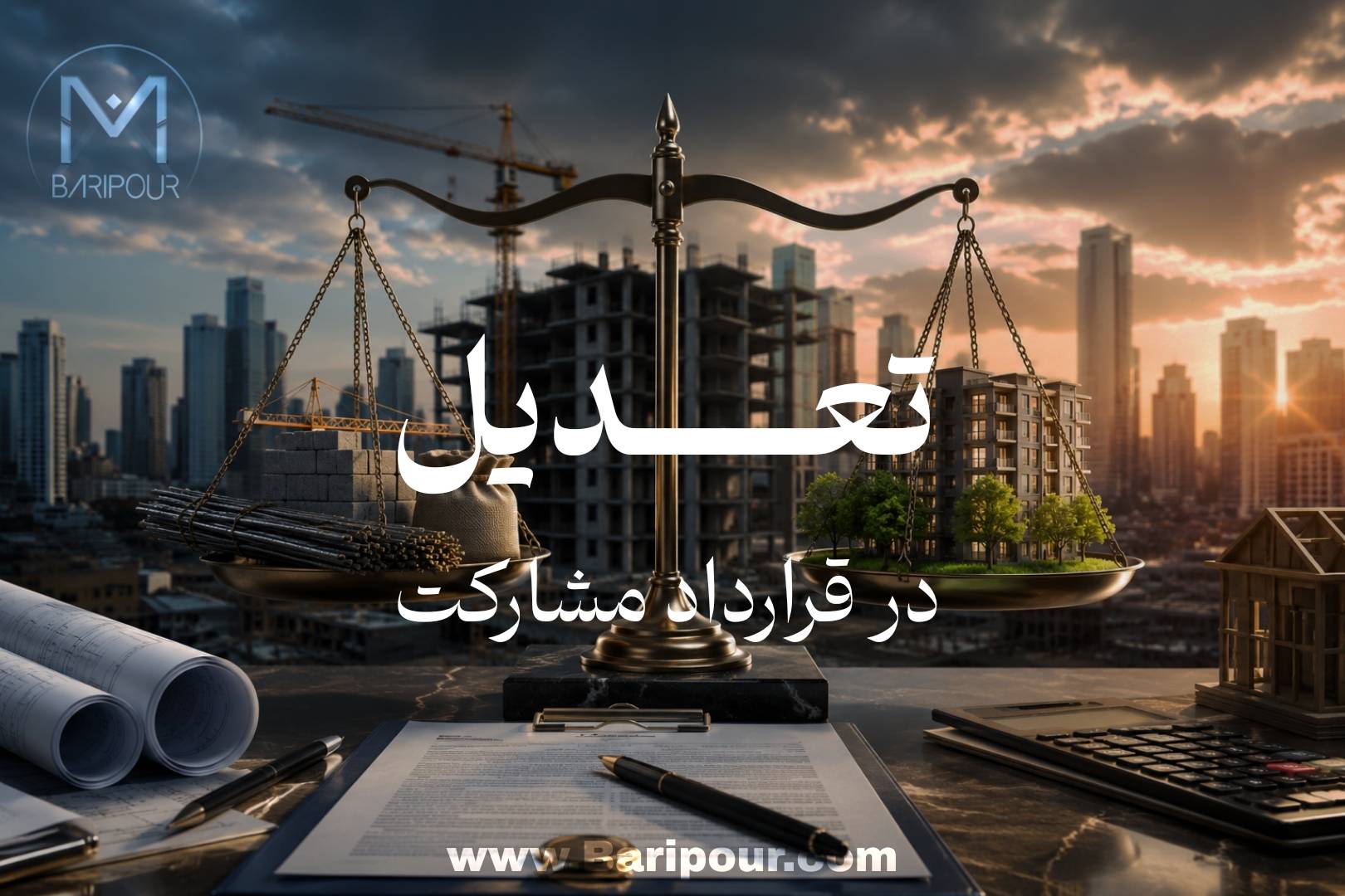 تعدیل در قرارداد مشارکت در ساخت در شرایط بحرانی، با استفاده از فرمول‌های چندمتغیره (بر اساس شاخص قیمت ساخت و ارزش زمین) بسیار راهگشا برای مالک و سازنده است.